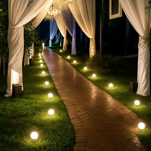 projecteur solaire 10 en 1 pour jardin et extérieur éclairage décoratif - vue 2 sur 7