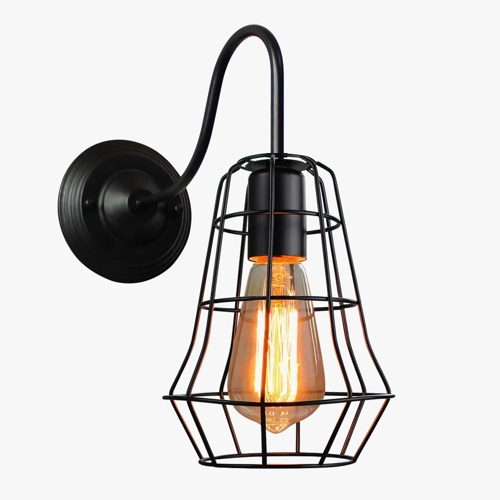 Rétro Loft Applique Vintage Applique Murale Luminaire E27 LED Lampe De Chevet Industriel Décor À La Maison Bar Salon Chambre Lumière