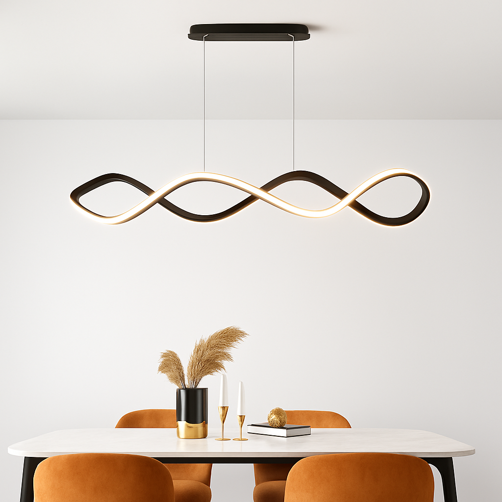 Salle à manger moderne lampara decoracion hogar moderno smart suspension lumières décoration salon lustres pour salle à manger - vue 3 sur 6