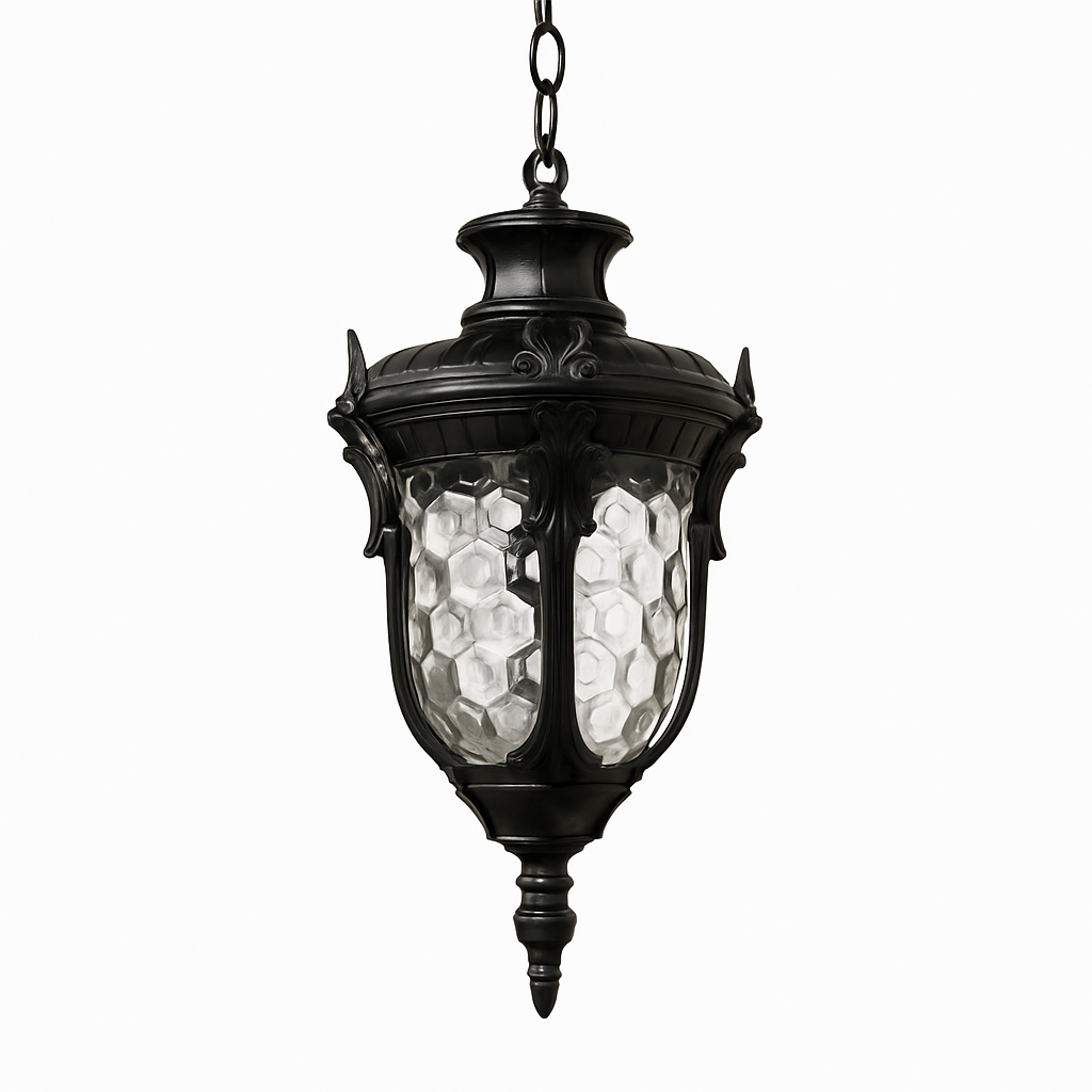 SANDIY Rétro Lustre Vintage Extérieur Plafond Suspension Europe Suspension pour Jardin Porche Balcon Cour Éclairage Public - vue 5 sur 12