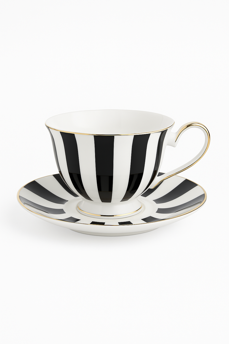 Service à thé anglais porcelaine fine peint main
