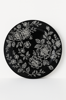 service assiettes ceramique style champetre fleurs vintage
