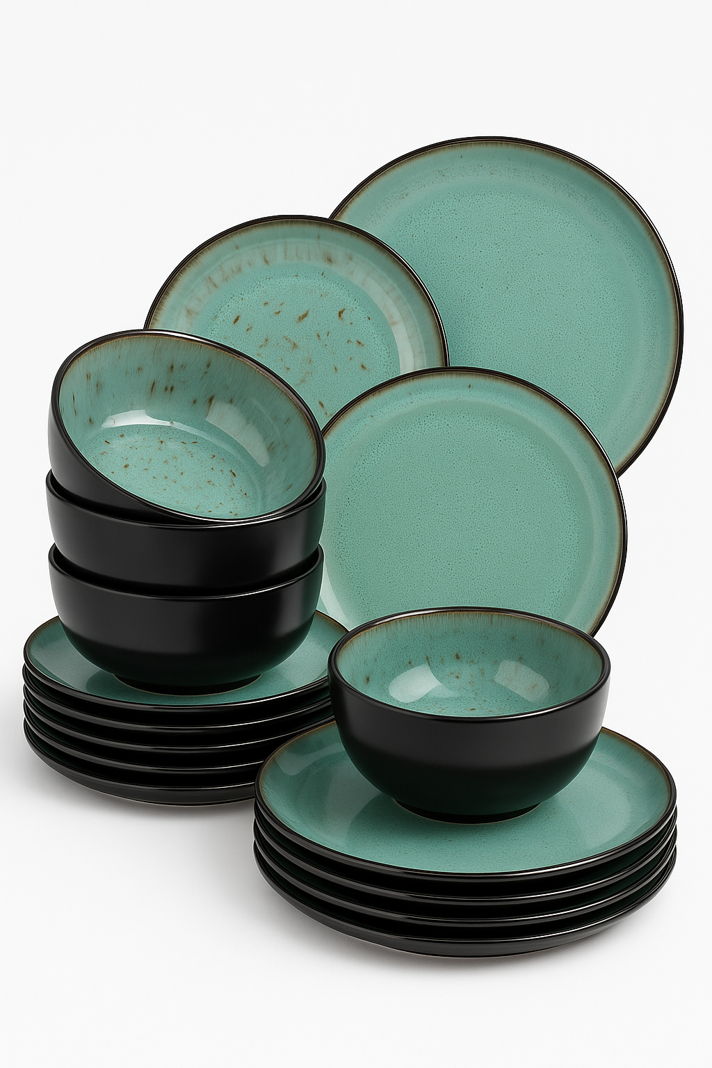 service de table grès design moderne assiettes bols