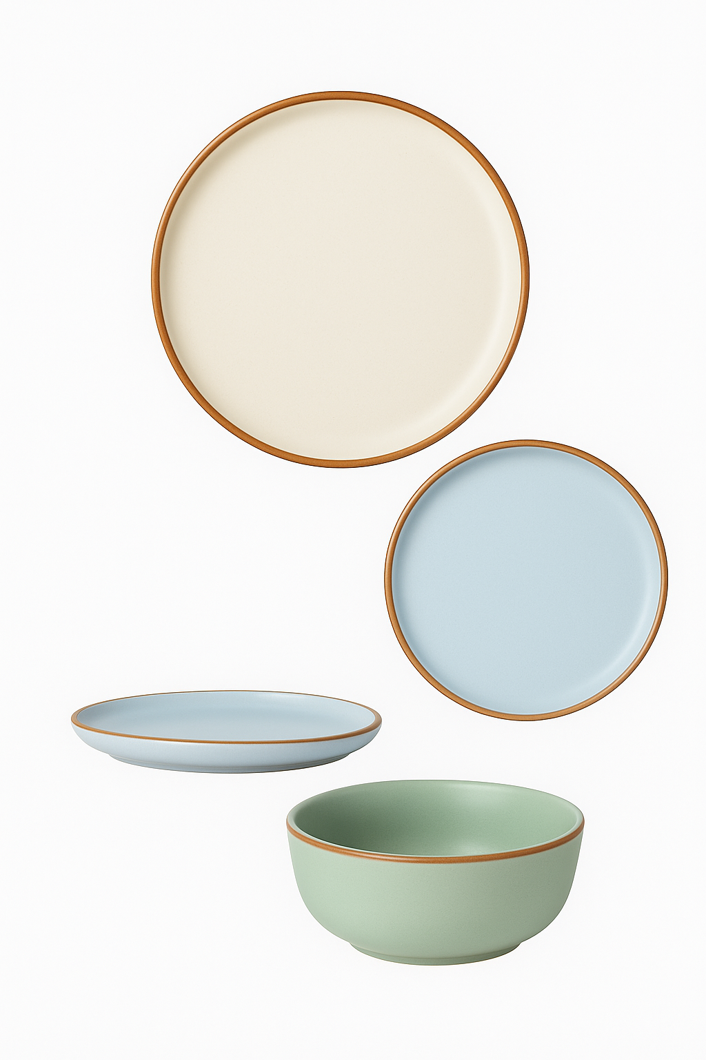 Service de table grès reno assiettes bols design