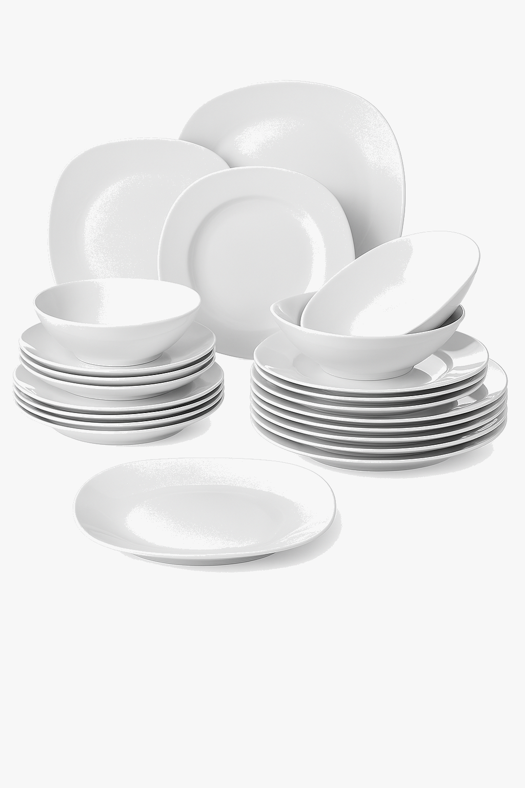 Service de table porcelaine 24 48 pieces moderne