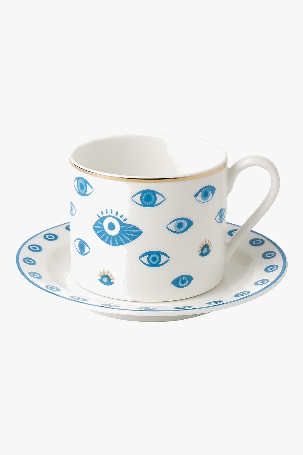 Service the vintage ceramique italienne tasse soucoupe plateau