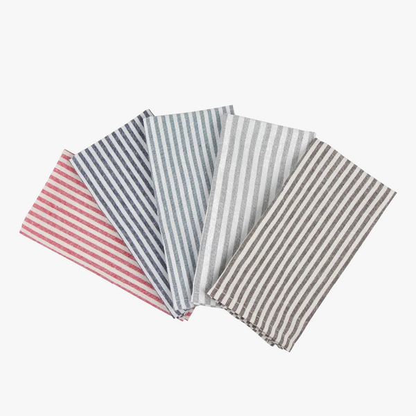 Serviette de table lot 12 lin coton style europe