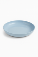 Set 4 assiettes creuses plastique incassable motif ble