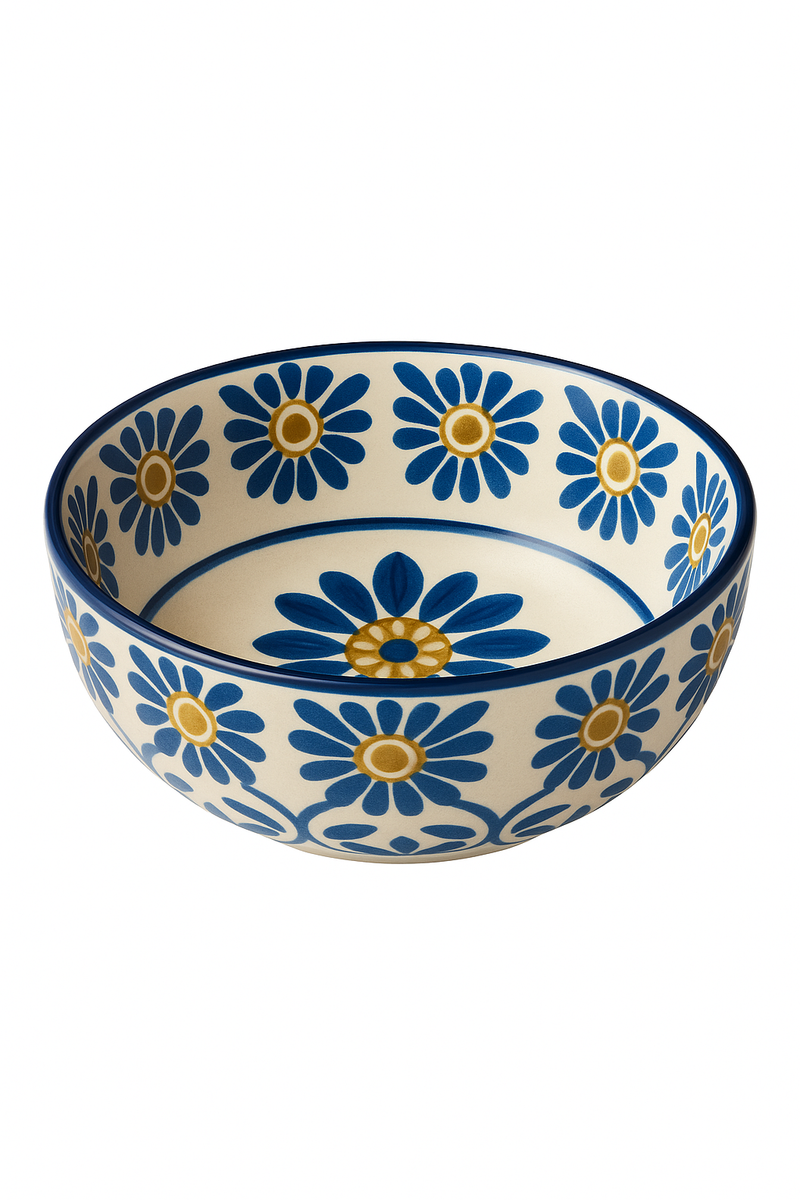set de table motif fruits fleurs style champetre