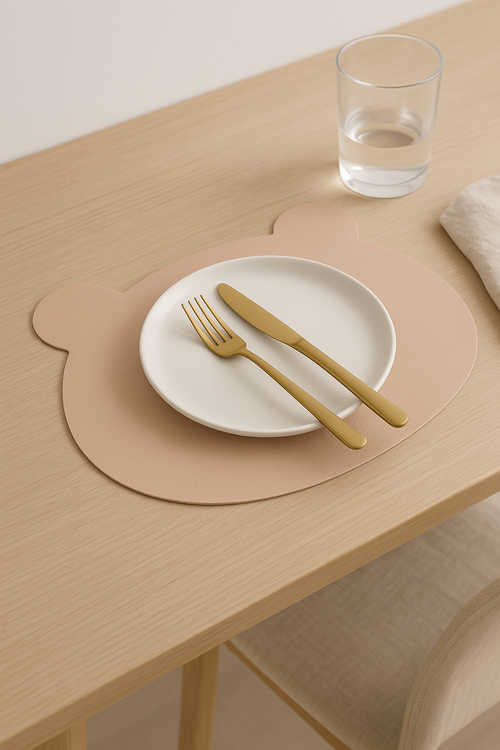 Set de table ours mignon pvc lavable japonais - vue 2 sur 2