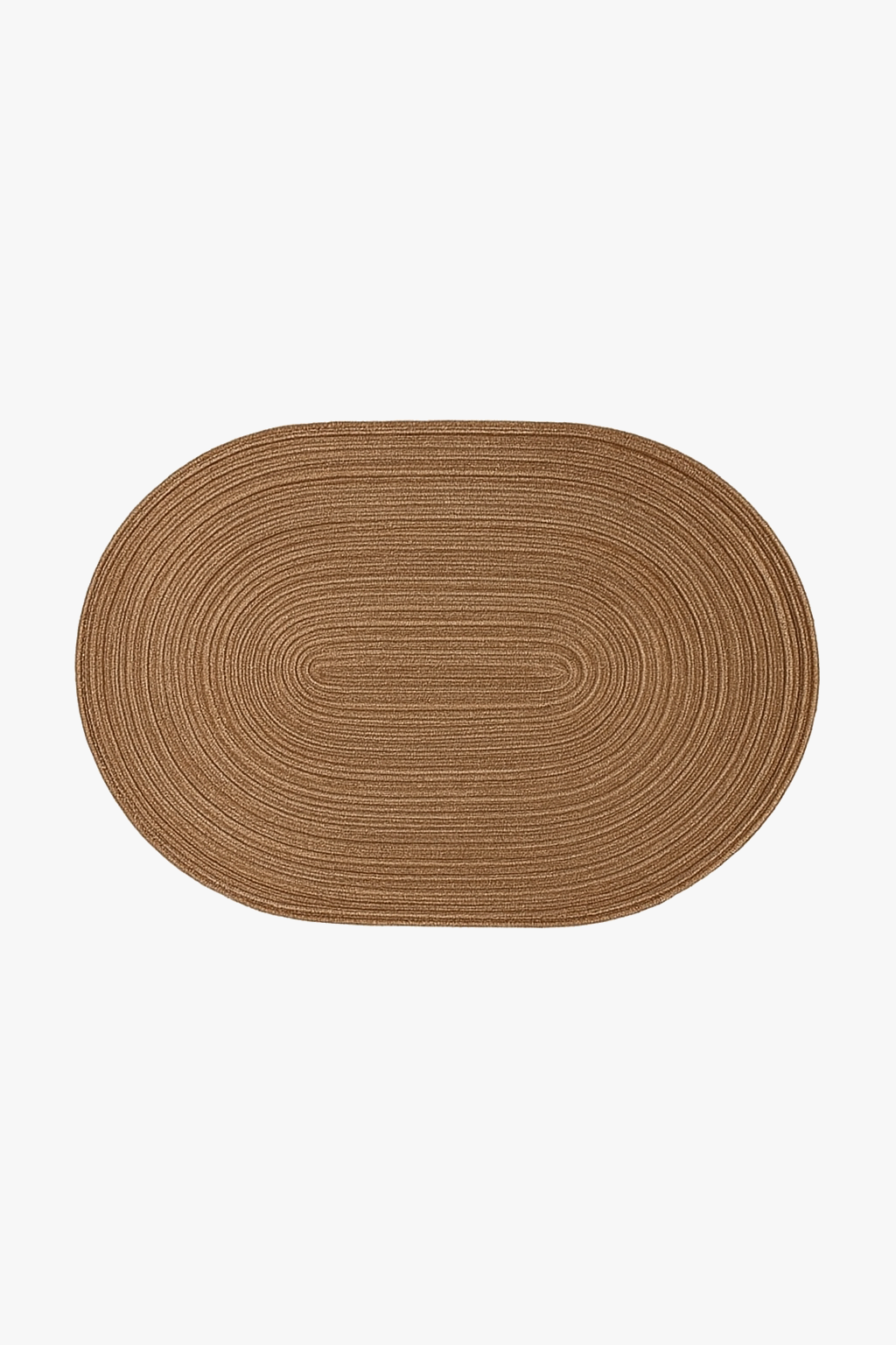 Set de table ovale tressé style japonais lavable