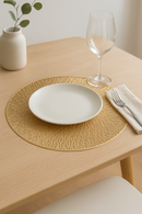 Set de table rond ajouré antidérapant isolant thermique