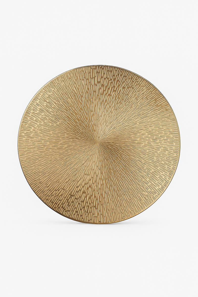 Set de table rond vinyle motif ajoure lavable