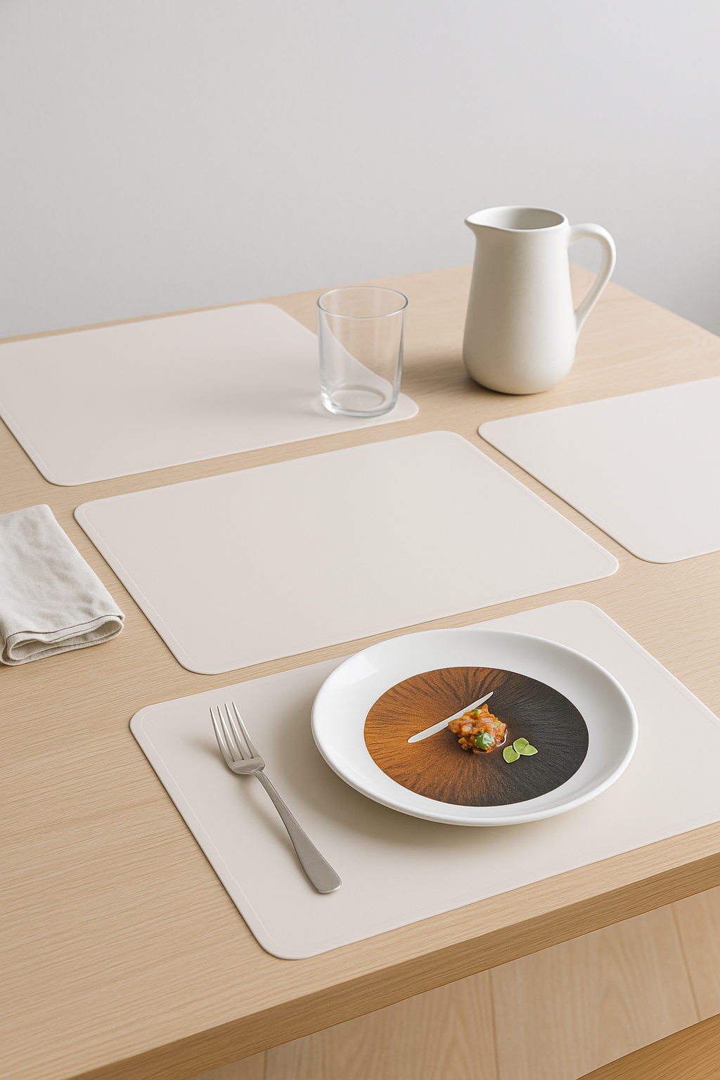 Set de table silicone antidérapant résistant chaleur cuisine - vue 3 sur 2