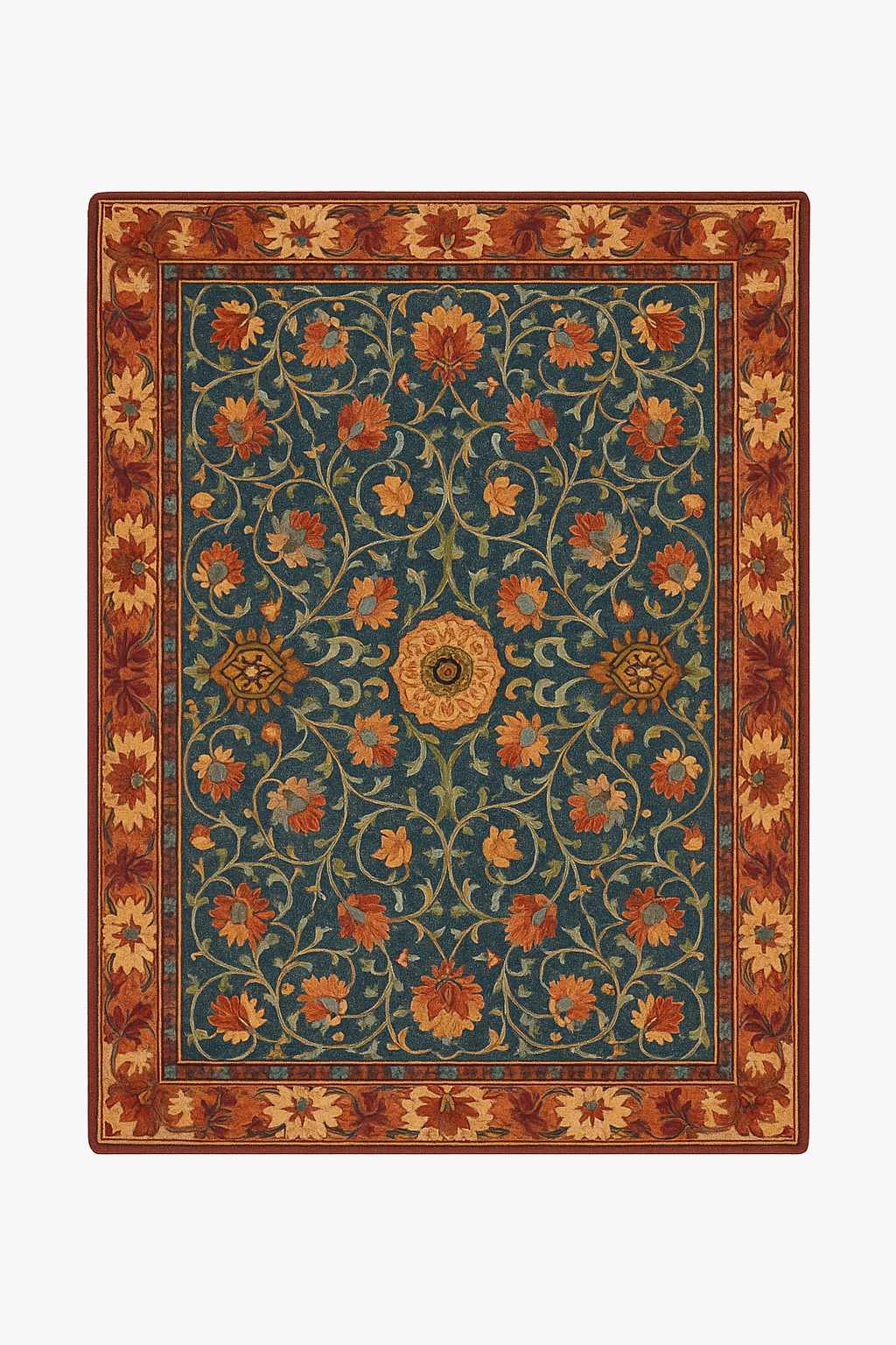 Set de table vintage oiseaux style william morris