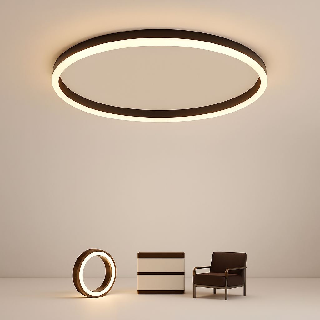 Simple rond chambre Led plafonniers moderne décor à la maison Lampen nordique salon lampe éclairage minimaliste Ins chambre étude lampe