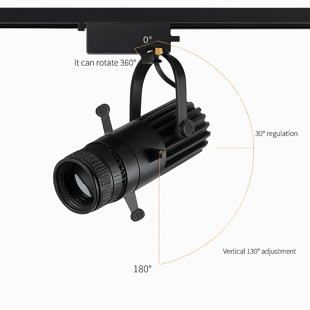 Spot dirigeable Led à ouverture réglable - vue 6 sur 11