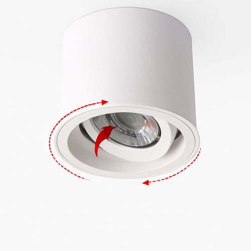 Spot Downlights LED anti-éblouissants montés en Surface 7W9W12W15W20W24W Epistar puce COB Angle réglable - vue 4 sur 6