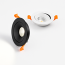 Spot Led Downlight encastré plafonnier 7W12W18W24W Dimmable blanc noir intérieur Led Spot lumière 360 ° réglable pour salon