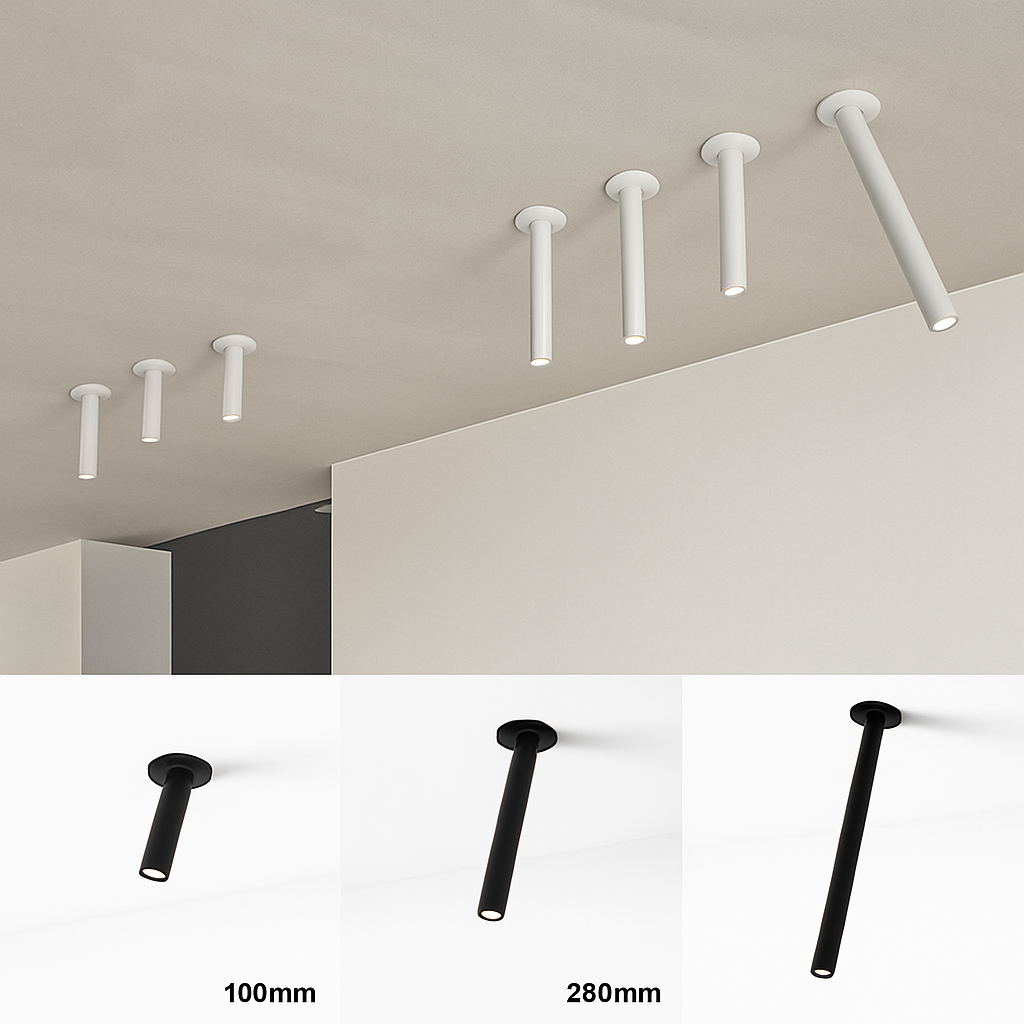 Spot LED en tube dirigeable Moderne - vue 4 sur 7