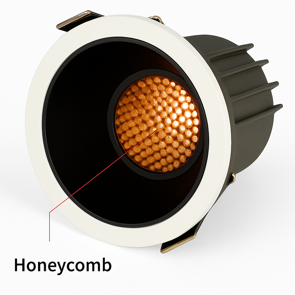 spot led encastrable étanche antireflet pour intérieur et extérieur - vue 5 sur 10