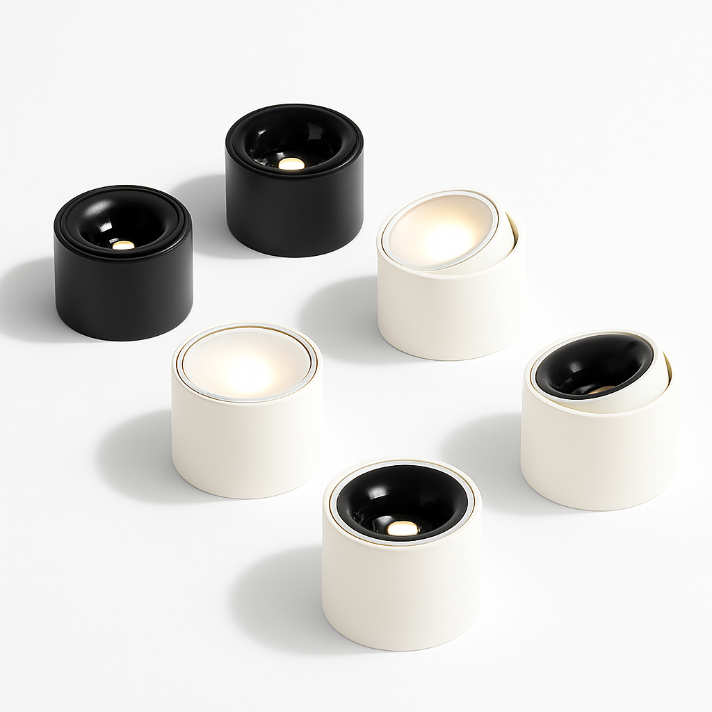 spot led ultra mince en aluminium réglable anti éblouissement moderne - vue 3 sur 15