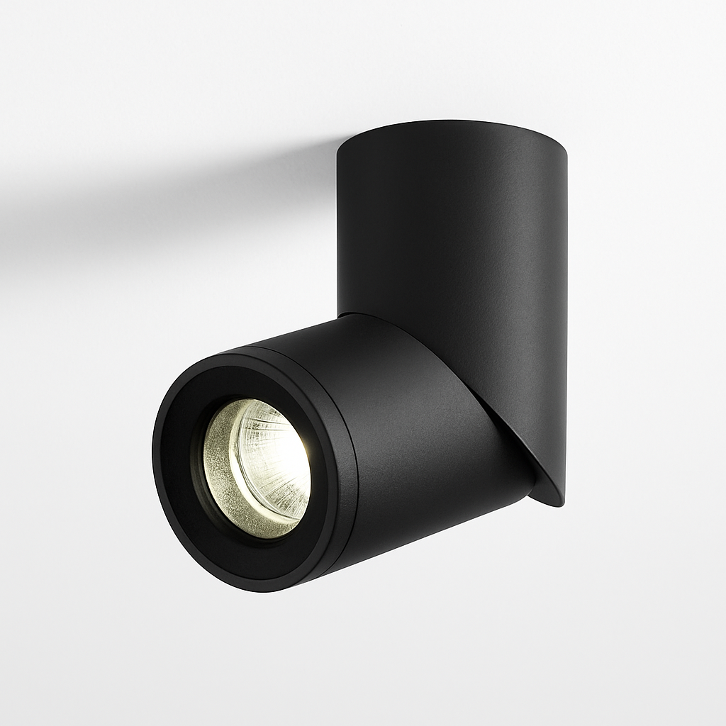 Spot moderne LED cylindrique amovible 90 degrés Maggy - vue 5 sur 8