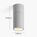 Spot moderne LED cylindrique amovible 90 degrés Maggy