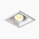 Spot moderne LED à focus réglable et forme encastrable carré Tiago
