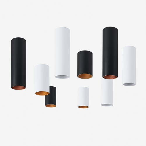 Spot moderne LED rond en aluminium