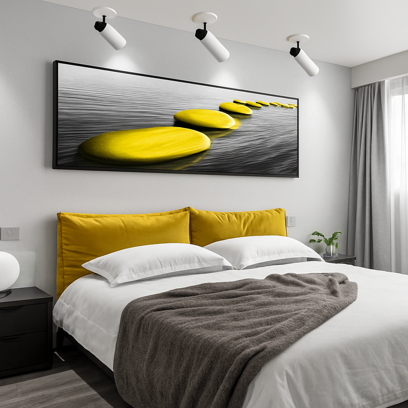 Spot plafond à LED tube directionnel blanc ou noir