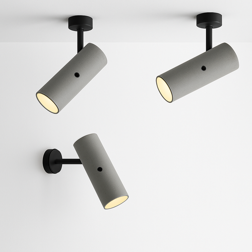 spot rotatif décor industriel pour restaurant et couloir