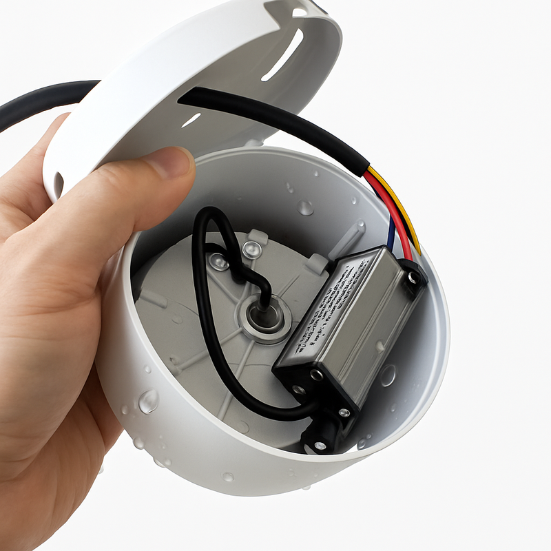 spot étanche pour espaces extérieurs et humidité