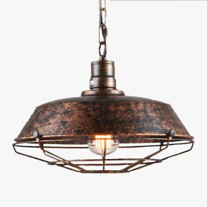 Style Vintage suspension industrielle rétro fer suspendus plafonniers E27 lustre pour Restaurant Bar