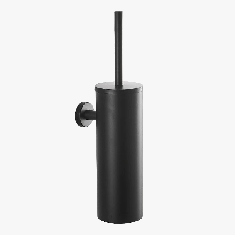 support mural porte-brosse de toilette en acier inoxydable brossé