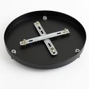 Support socle rond suspension jusqu'à 5 trous (noir ou blanc)