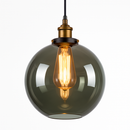 Suspension avec abat-jour en verre Loft