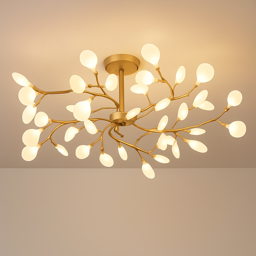 suspension créative en forme de branche luciole romantique pour déco - vue 2 sur 17