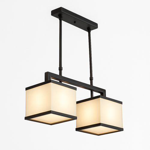 Suspension cubiques style Nordic avec plusieurs lampes - vue 2 sur 3