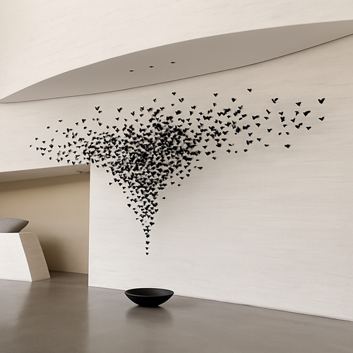 suspension décorative créative pour hall et escalier