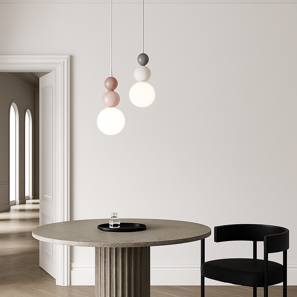 suspension danoise led boule lumineuse pour décoration intérieure - vue 5 sur 29