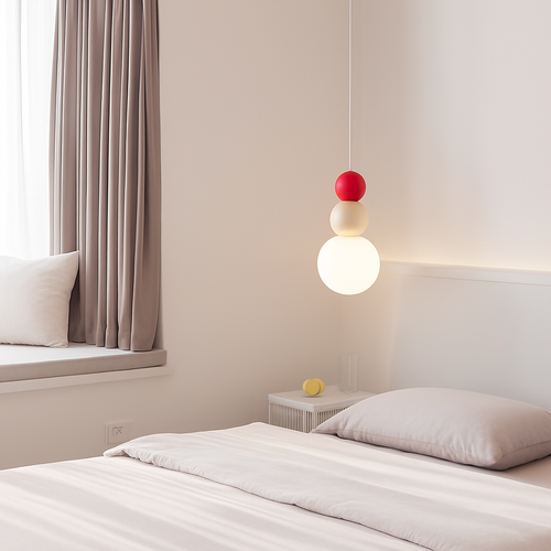 suspension danoise led boule lumineuse pour décoration intérieure