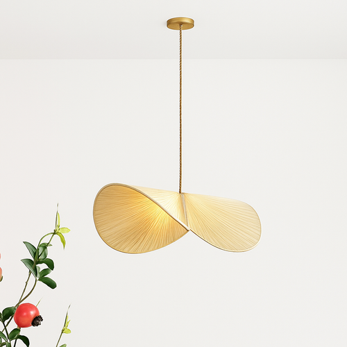 Suspension design en bambou tissé à la main - vue 4 sur 5
