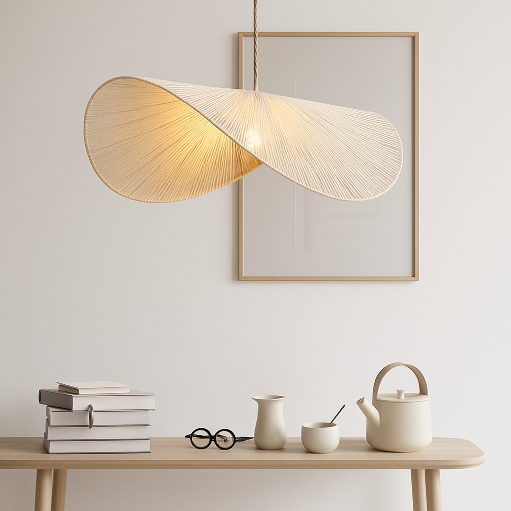 Suspension design en bambou tissé à la main - vue 5 sur 5