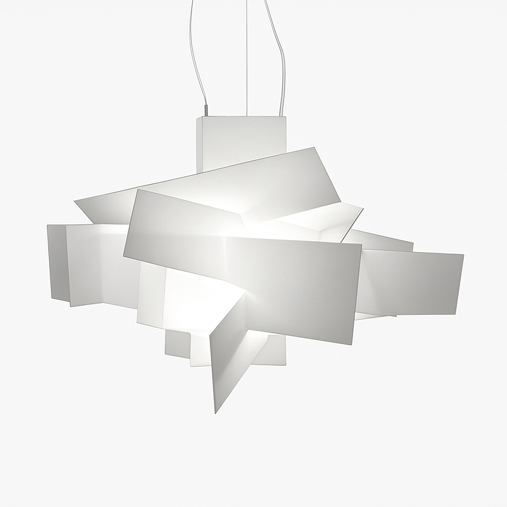 Suspension design LED avec plusieurs plaques colorées Italian Lofty - vue 4 sur 9