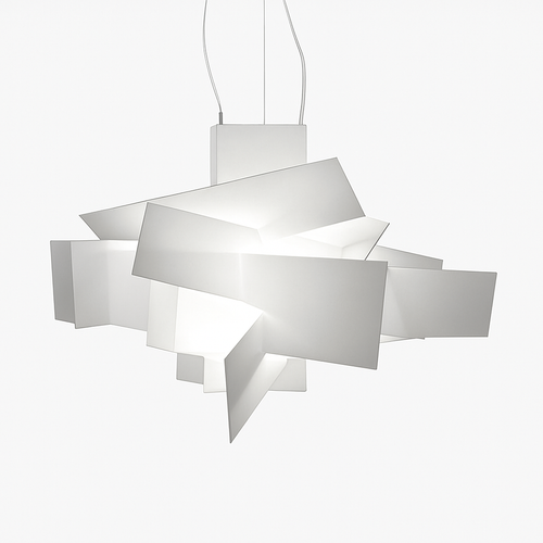 Suspension design LED avec plusieurs plaques colorées Italian Lofty - vue 5 sur 9