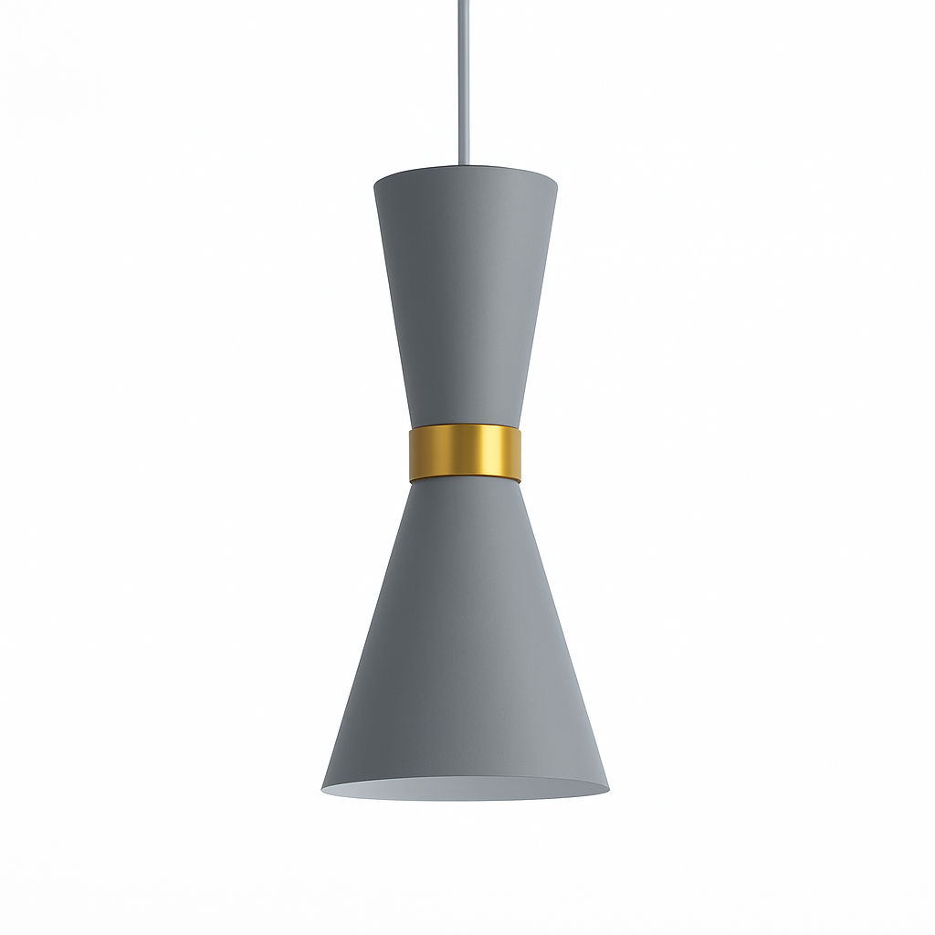 Suspension design LED en aluminium Funnel - vue 4 sur 16