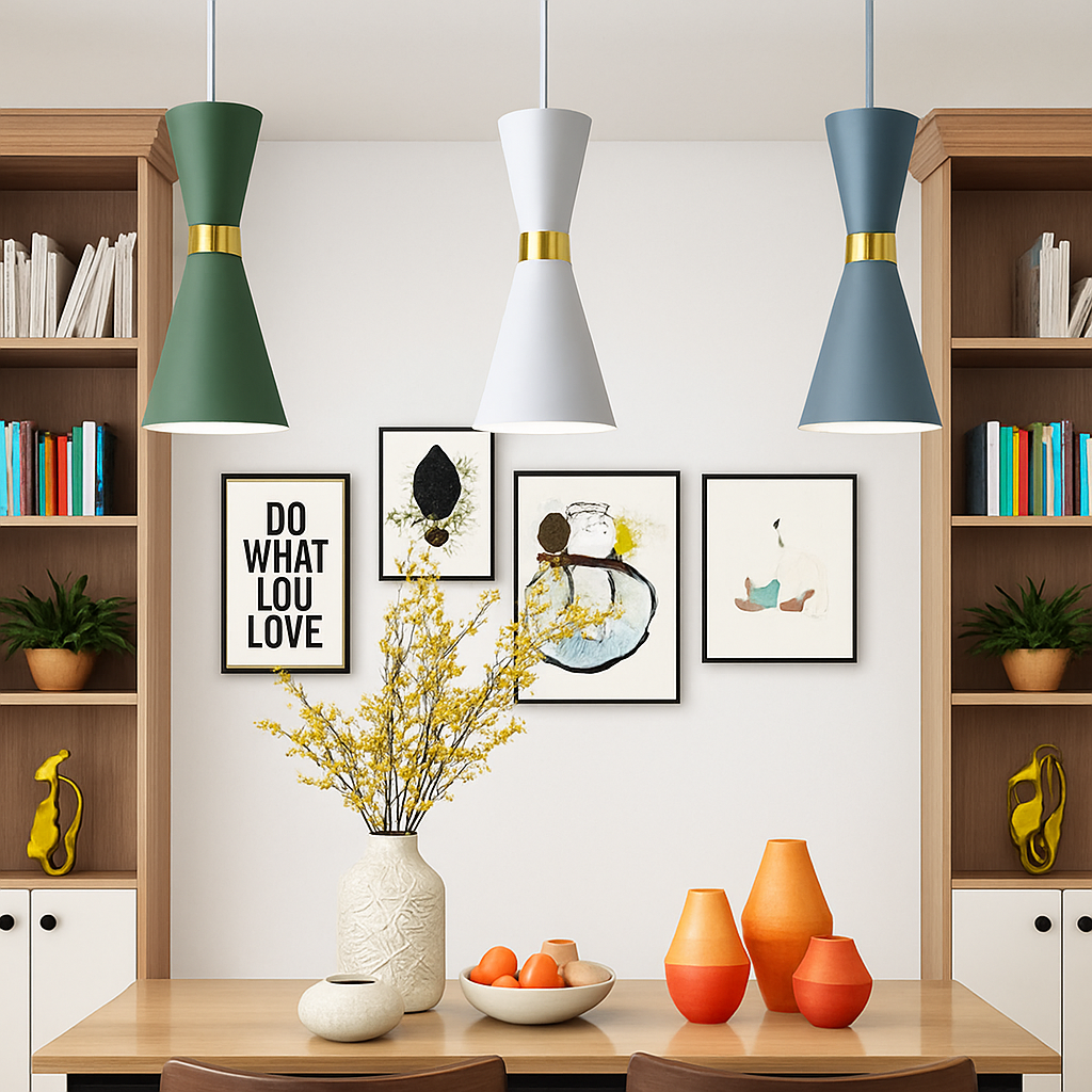 Suspension design LED en aluminium Funnel - vue 9 sur 16