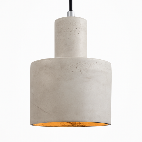 Suspension design LED en ciment (plusieurs formes)