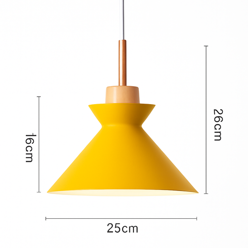 Suspension design moderne à LED de couleur Lampes